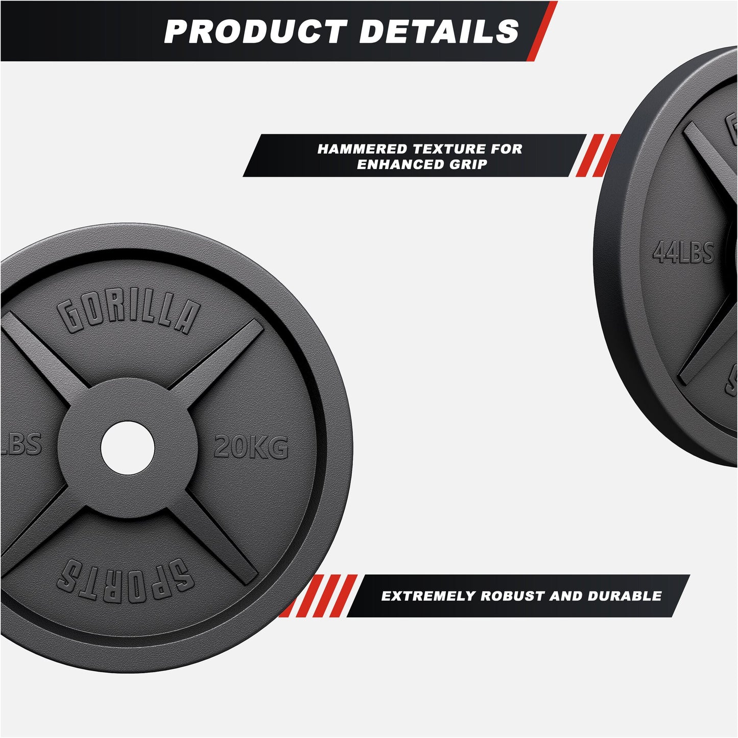Cast Iron Olympic Weight Plate 1.25 - 25 kg