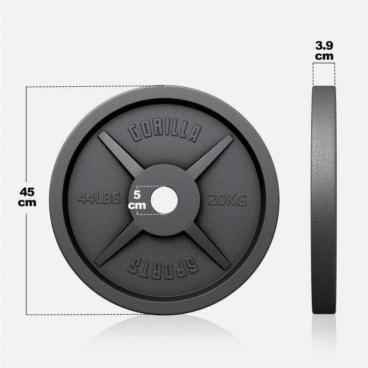 Cast Iron Olympic Weight Plate 1.25 - 25 kg