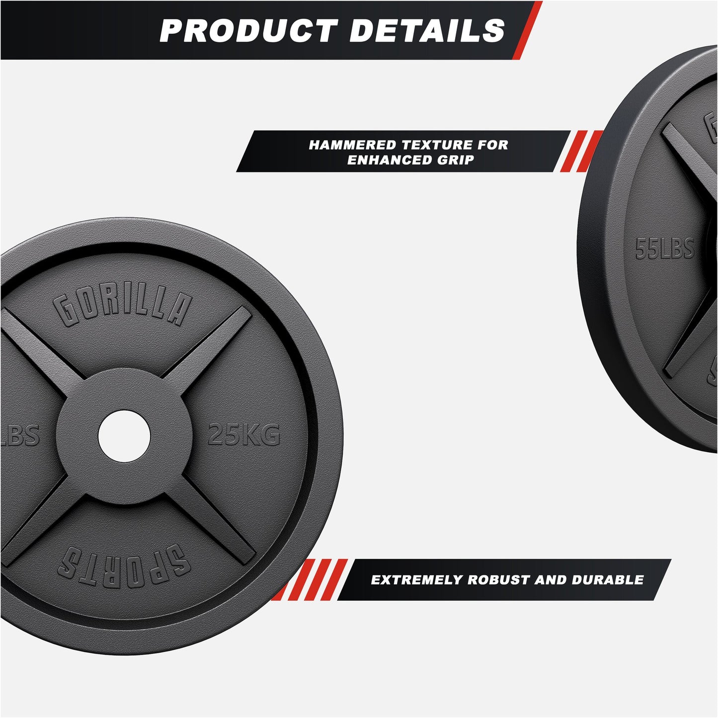 Cast Iron Olympic Weight Plate 1.25 - 25 kg