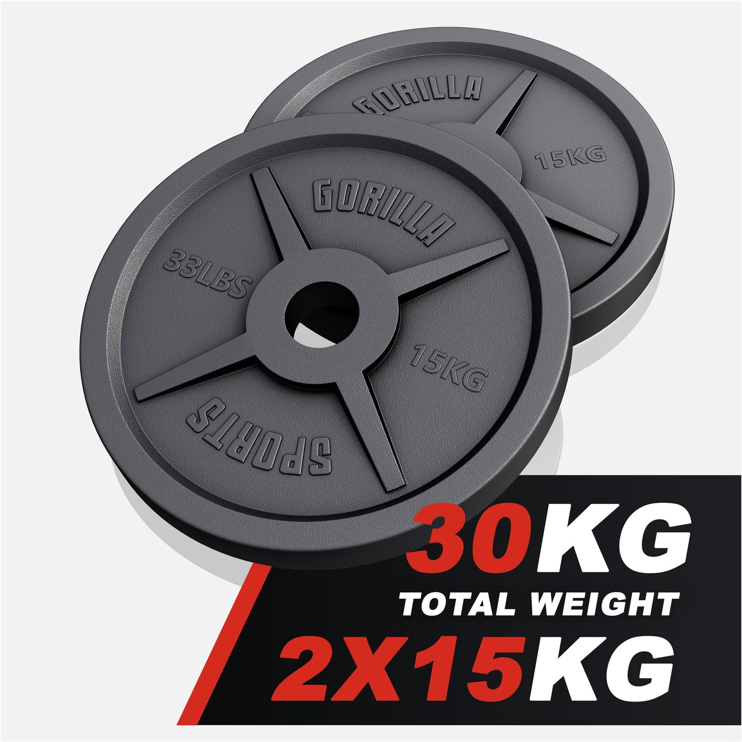 Cast Iron Olympic Weight Plate 1.25 - 25 kg