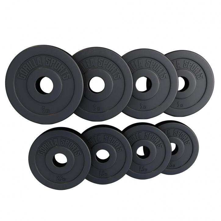 Plastic Olympic Weight Plate 1.25 kg - 15 kg