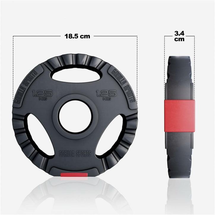 Olympic Weight Plate Tri-Grip 1.25 - 15 kg