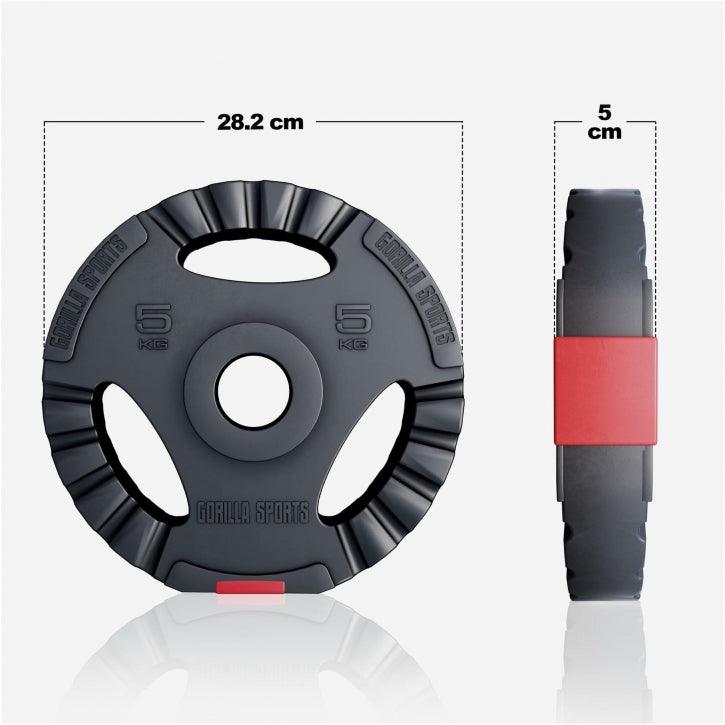 Olympic Weight Plate Tri-Grip 1.25 - 15 kg
