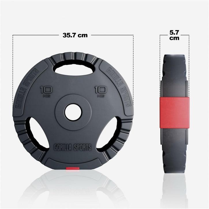 Olympic Weight Plate Tri-Grip 1.25 - 15 kg