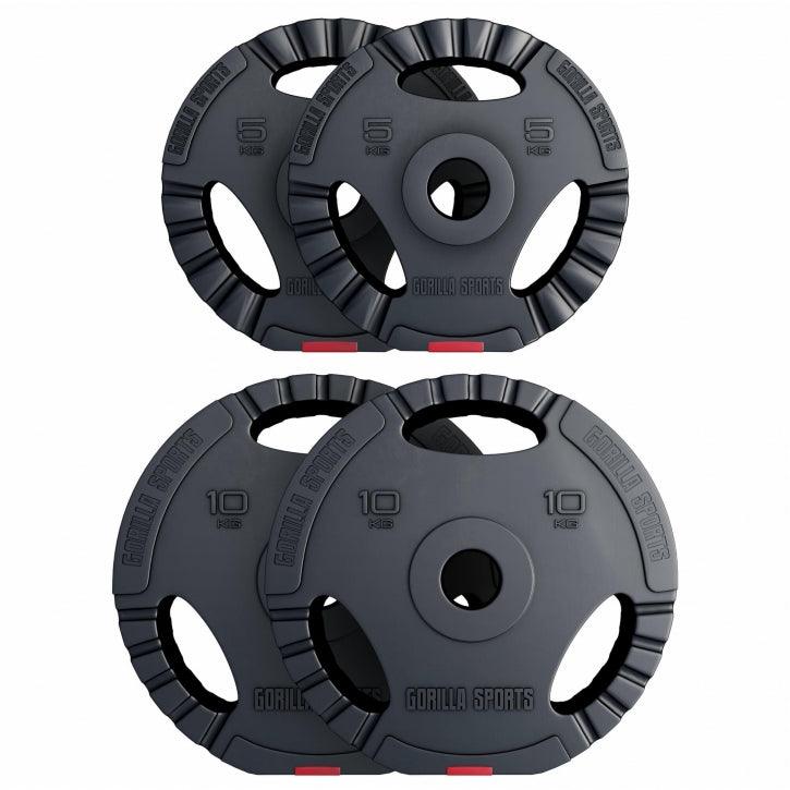 Olympic Weight Plate Tri-Grip 1.25 - 15 kg