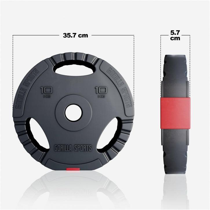Olympic Weight Plate Tri-Grip 1.25 - 15 kg