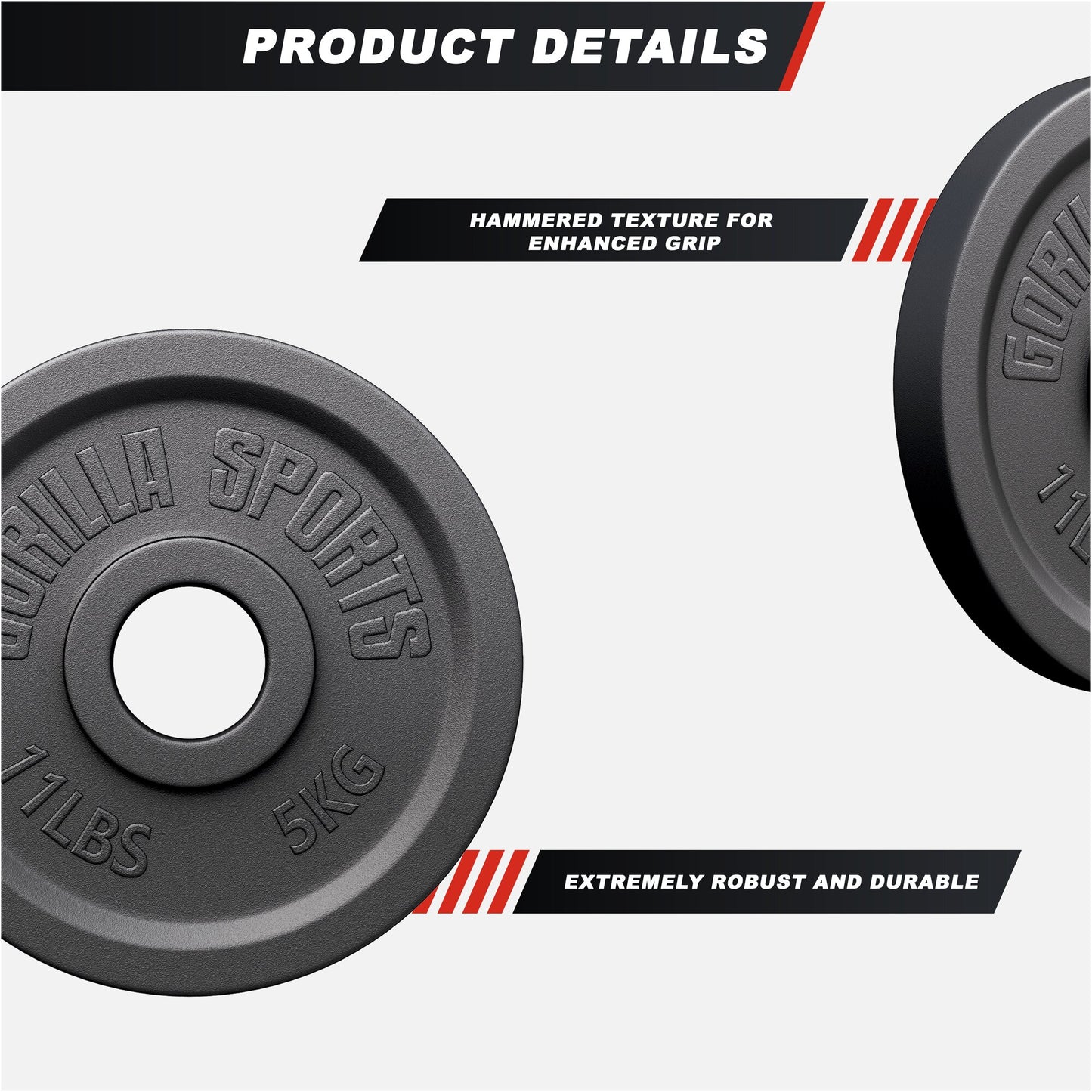 Cast Iron Olympic Weight Plate 1.25 - 25 kg