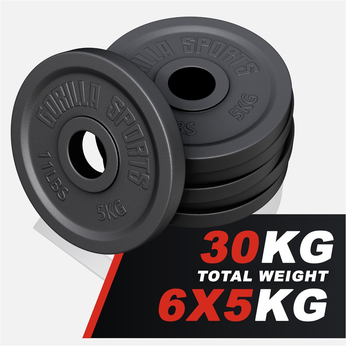 Cast Iron Olympic Weight Plate 1.25 - 25 kg