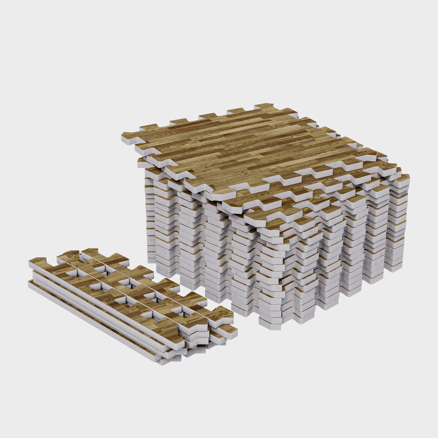 Floor Puzzle Mat (Set of 18 Mats + End Pieces)
