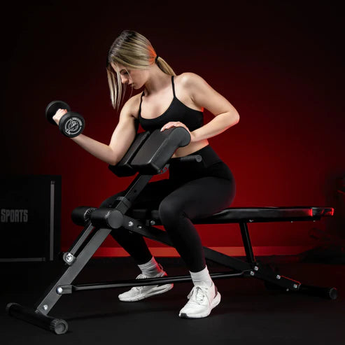 Weight Bench with Hyperextension Adjustable