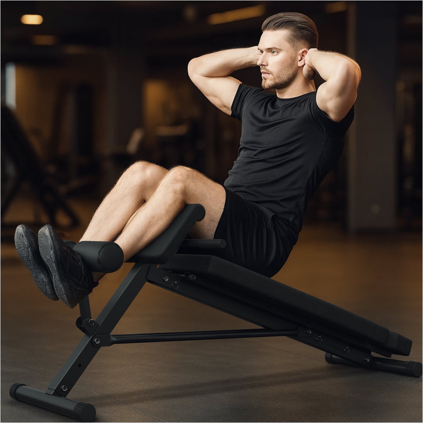 Weight Bench with Hyperextension Adjustable