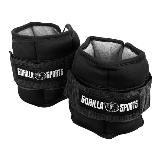 Adjustable Weight Cuffs 0.45 - 2.25 kg in Various Colours
