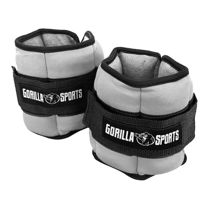 Adjustable Weight Cuffs 0.45 - 2.25 kg in Various Colours