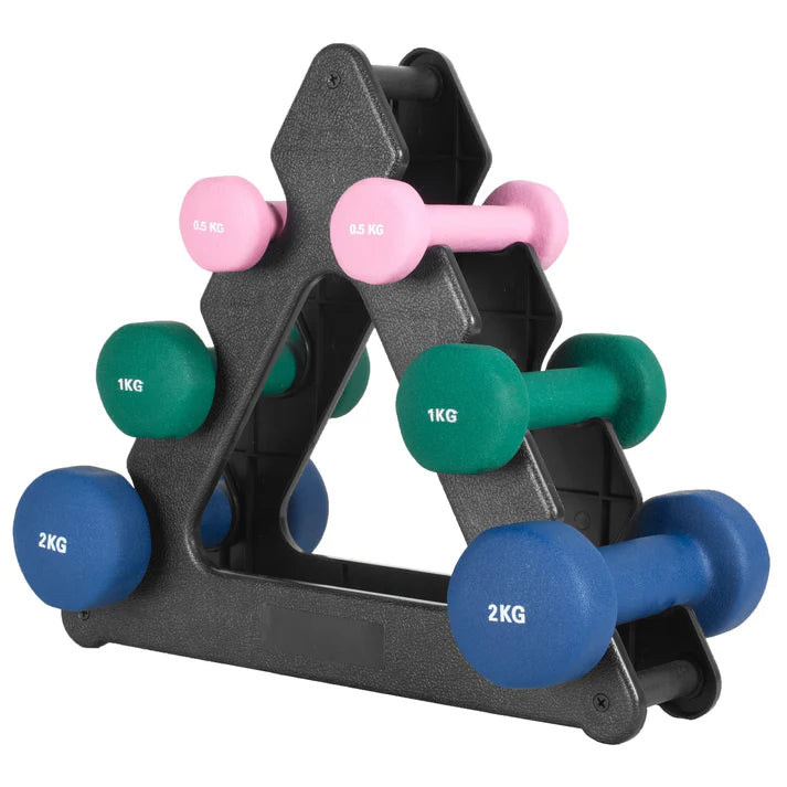 Neoprene Dumbbells (Set 2 x 0.5 - 5 kg)