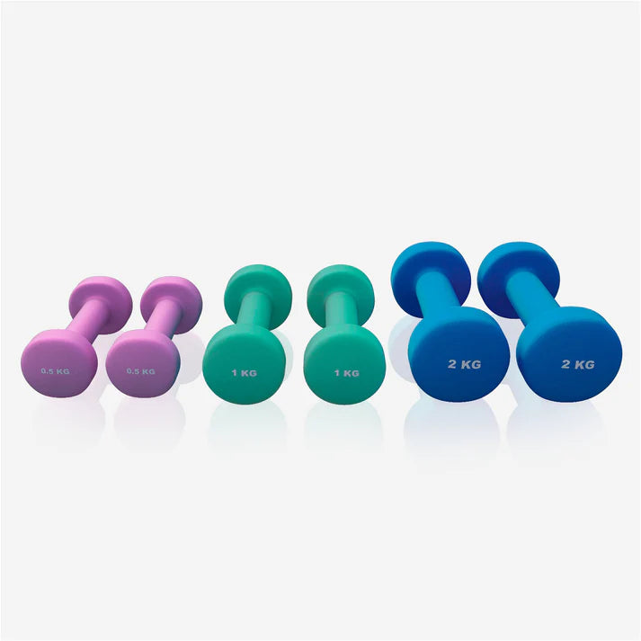 Neoprene Dumbbells (Set 2 x 0.5 - 5 kg)