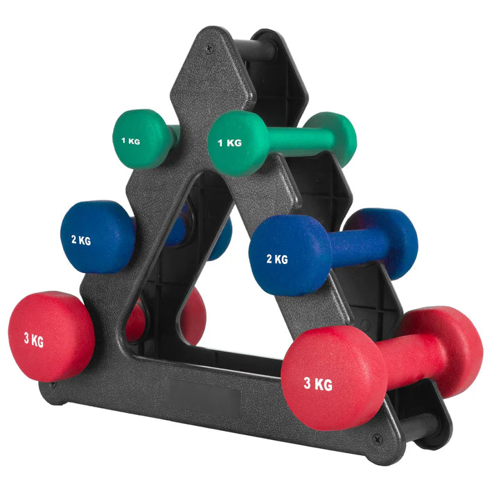 Neoprene Dumbbells (Set 2 x 0.5 - 5 kg)