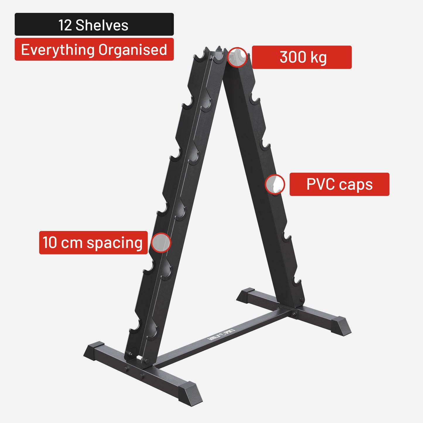 Dumbbell Rack Black
