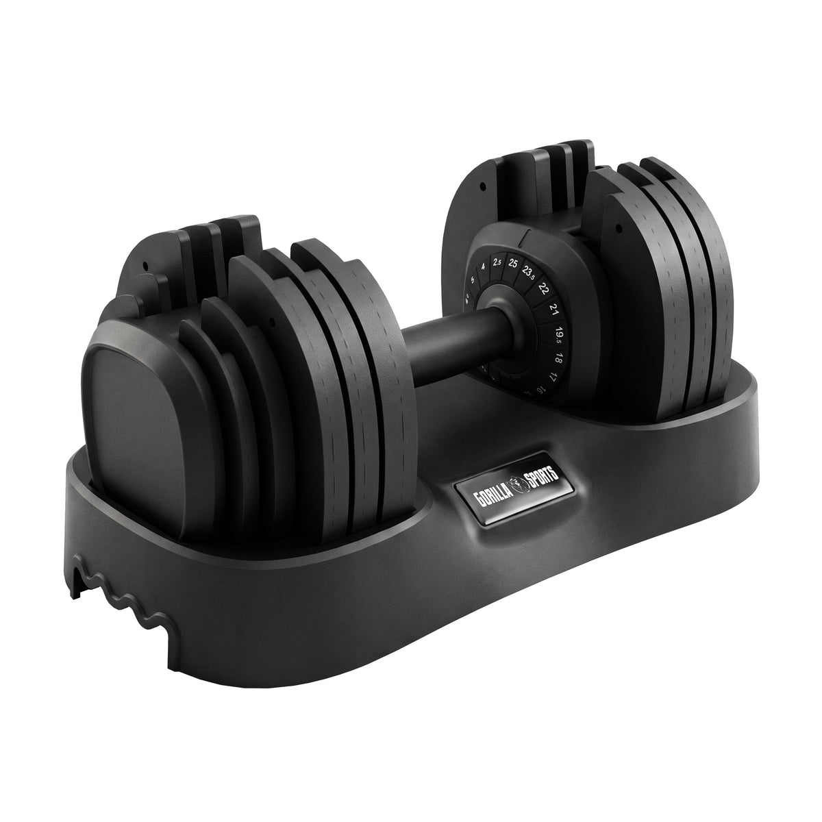 Adjustable Dumbbell incl. Tray 1x 25kg