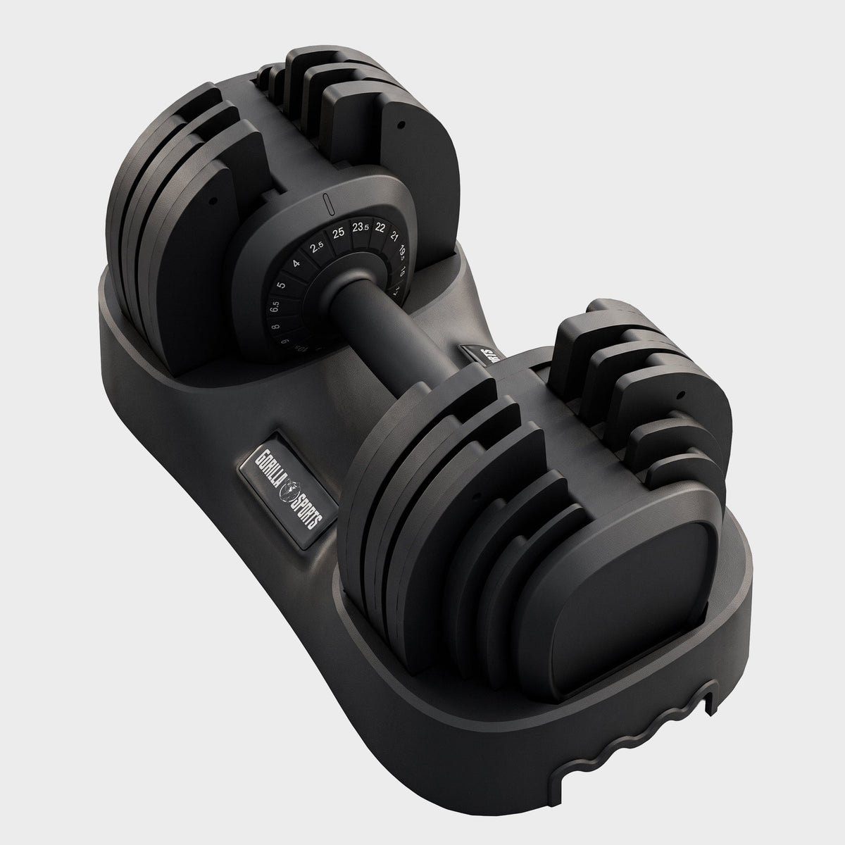 Adjustable Dumbbell incl. Tray 1x 25kg