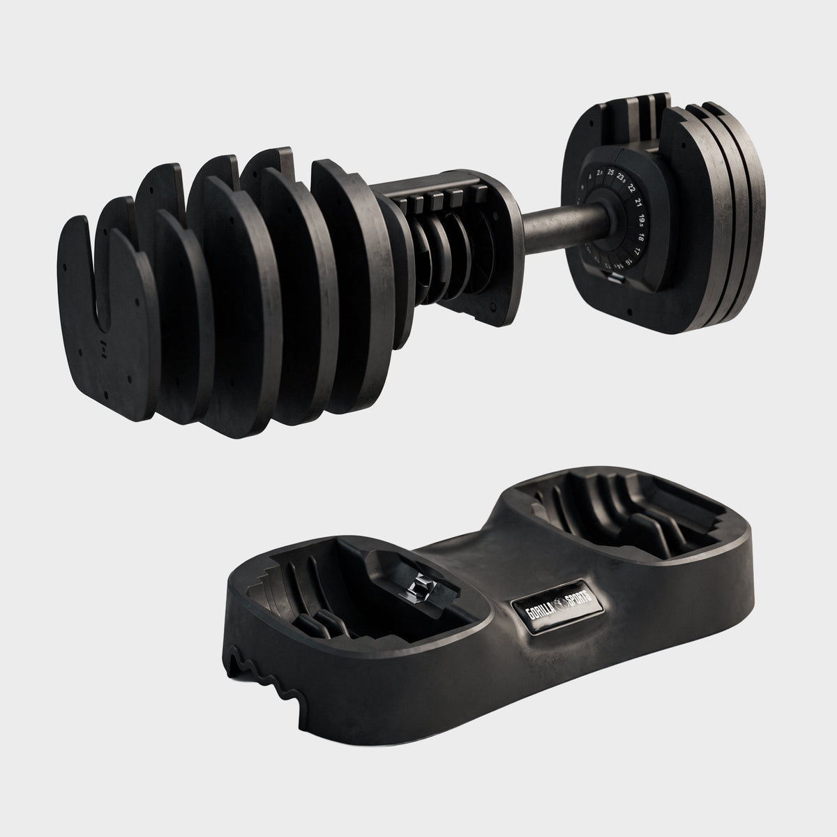 Adjustable Dumbbell incl. Tray 1x 25kg