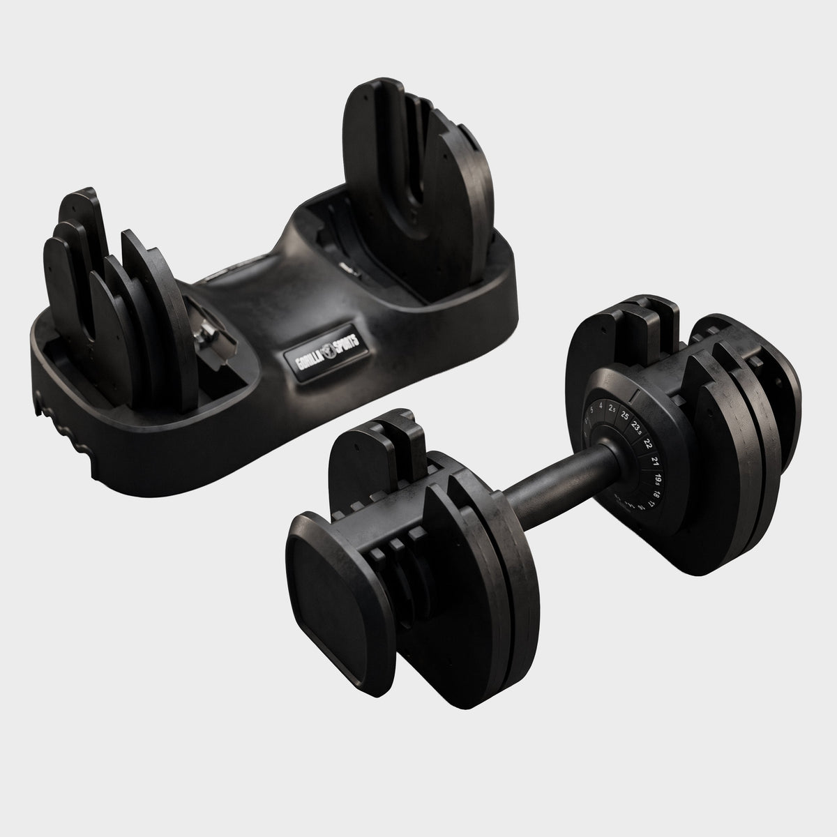 Adjustable Dumbbell incl. Tray 1x 25kg