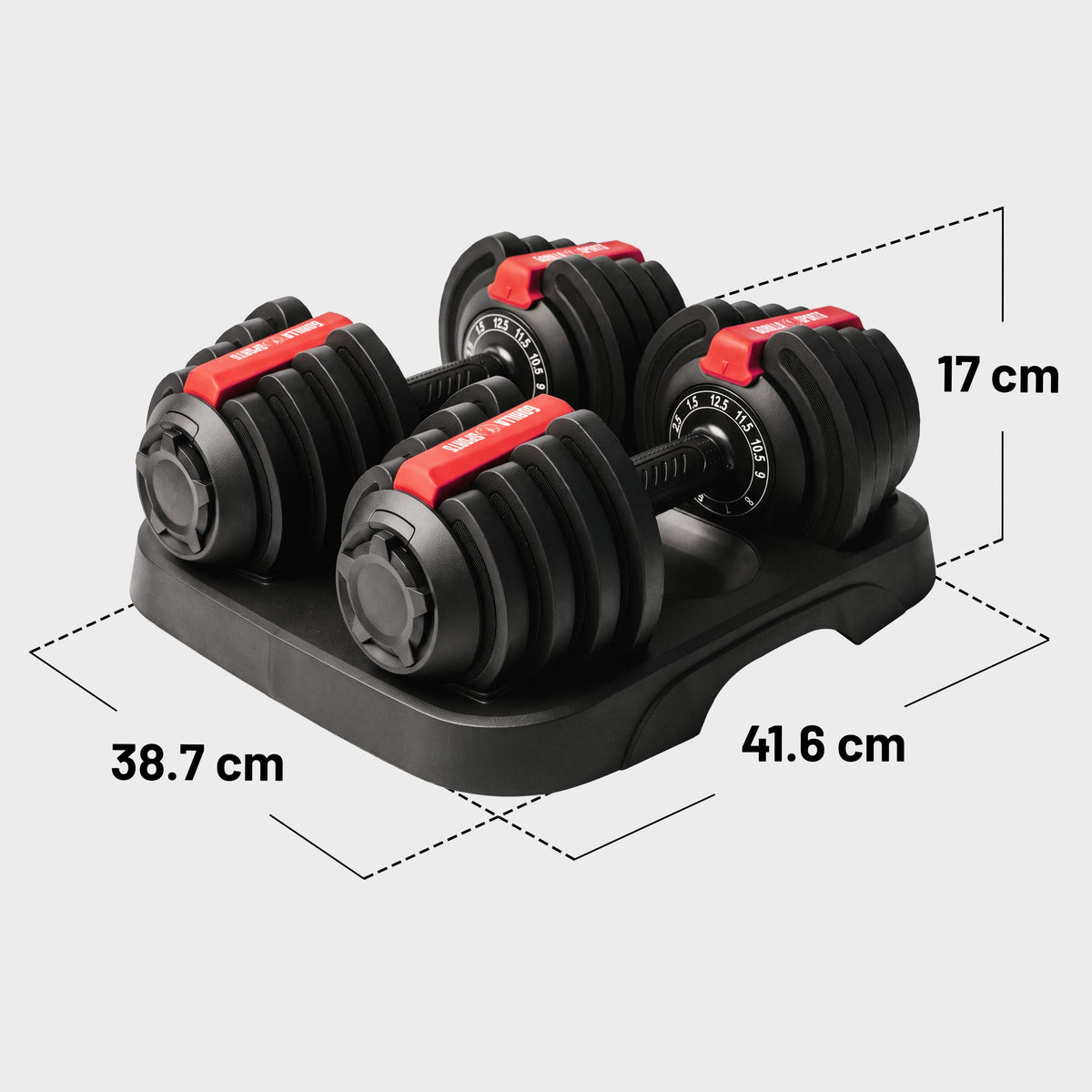 Adjustable Dumbbells 25 kg (2 x 12.5 kg)