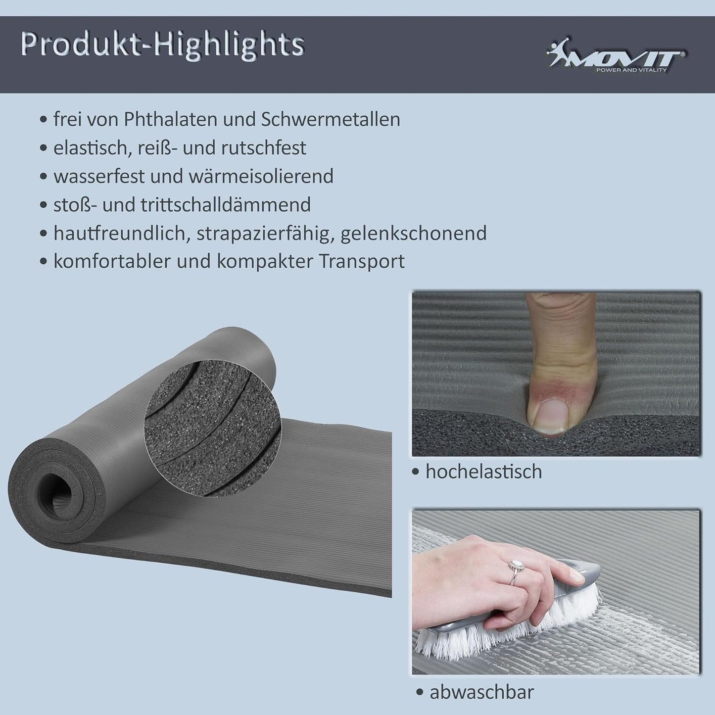 Yoga Mat 10/15 mm Thickness