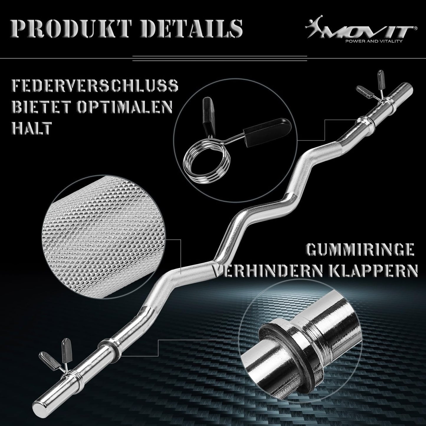 EZ Curl Bar 130 cm