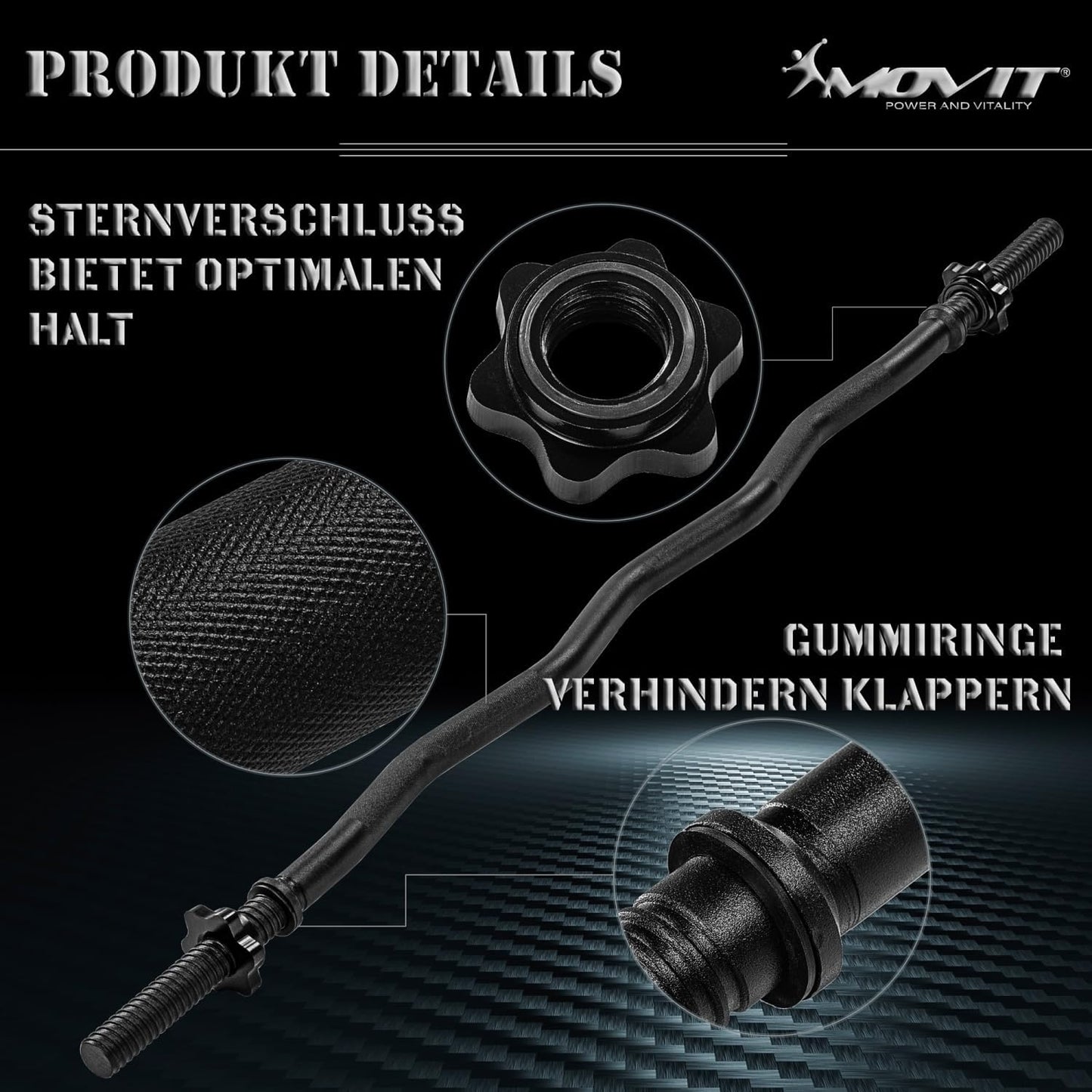 EZ Curl Bar 130 cm