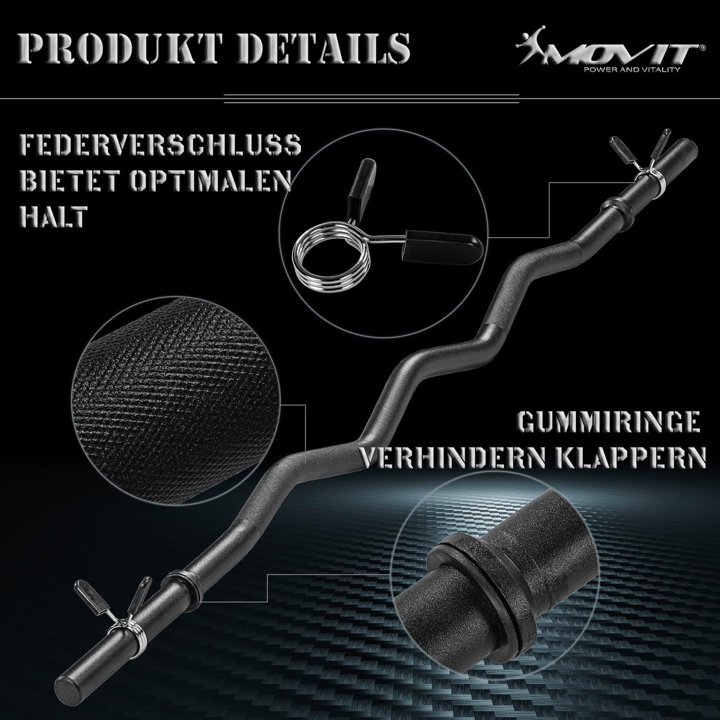 EZ Curl Bar 130 cm