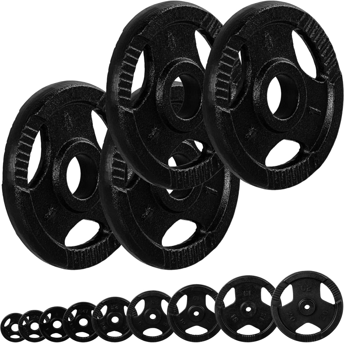 Weight Plate Set Cast Iron Gripper 2 - 20 kg