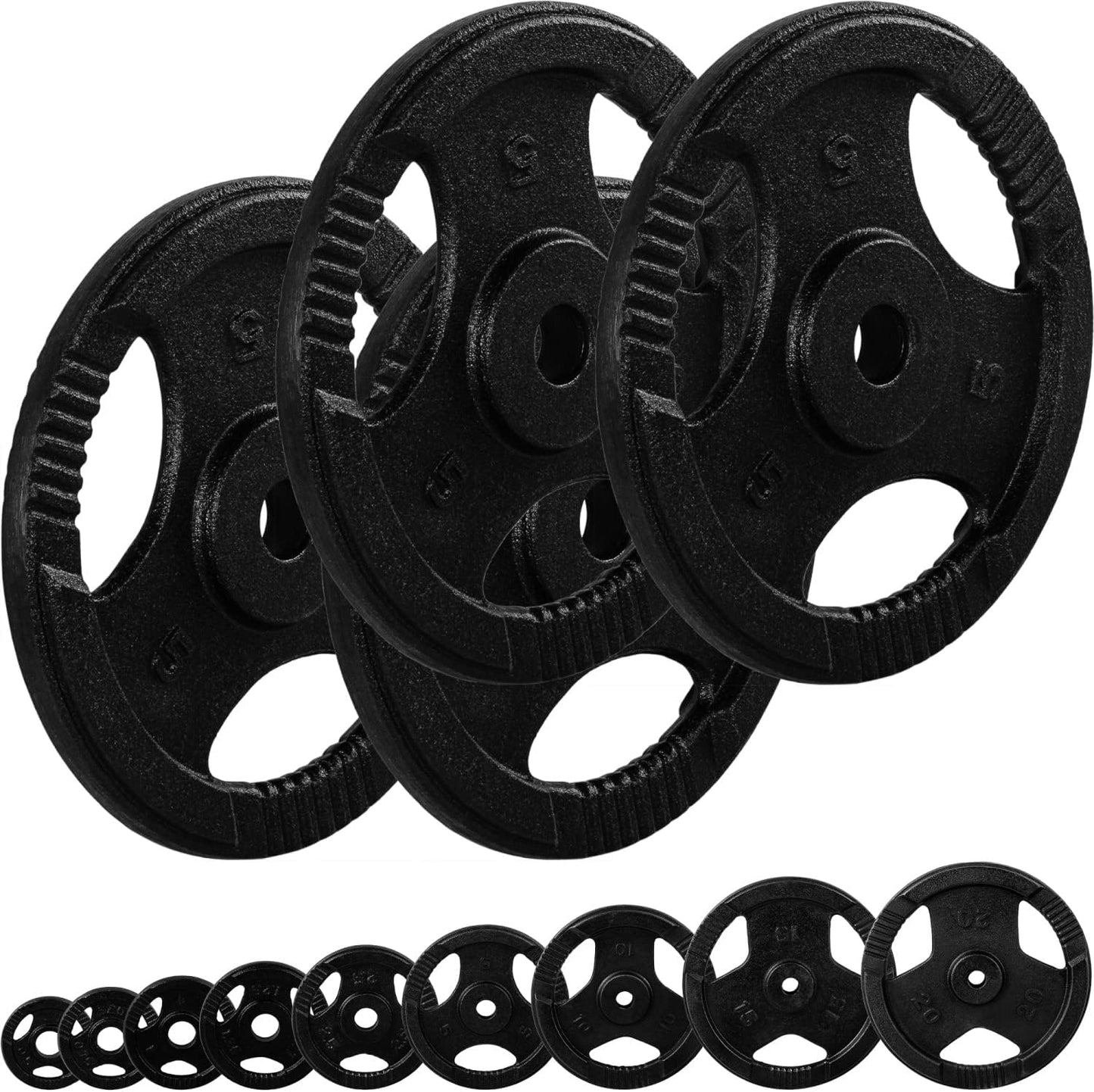 Weight Plate Set Cast Iron Gripper 2 - 20 kg