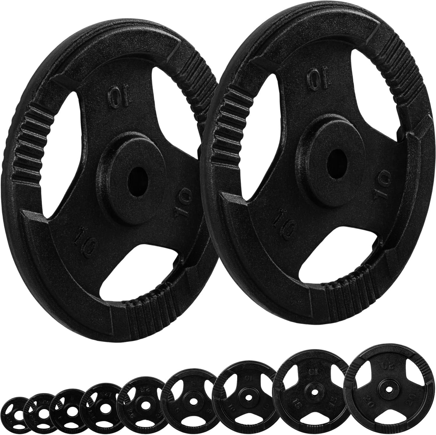 Weight Plate Set Cast Iron Gripper 2 - 20 kg