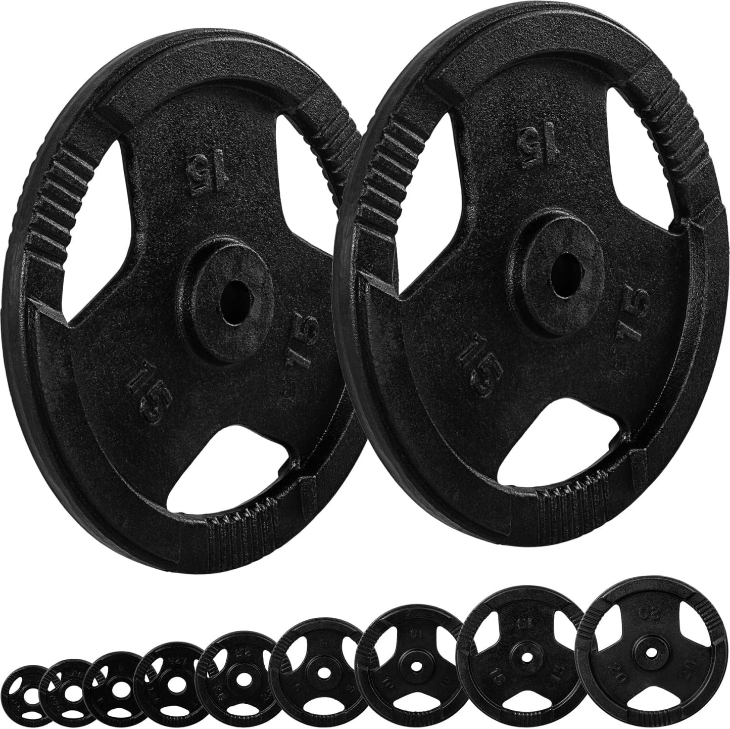 Weight Plate Set Cast Iron Gripper 2 - 20 kg