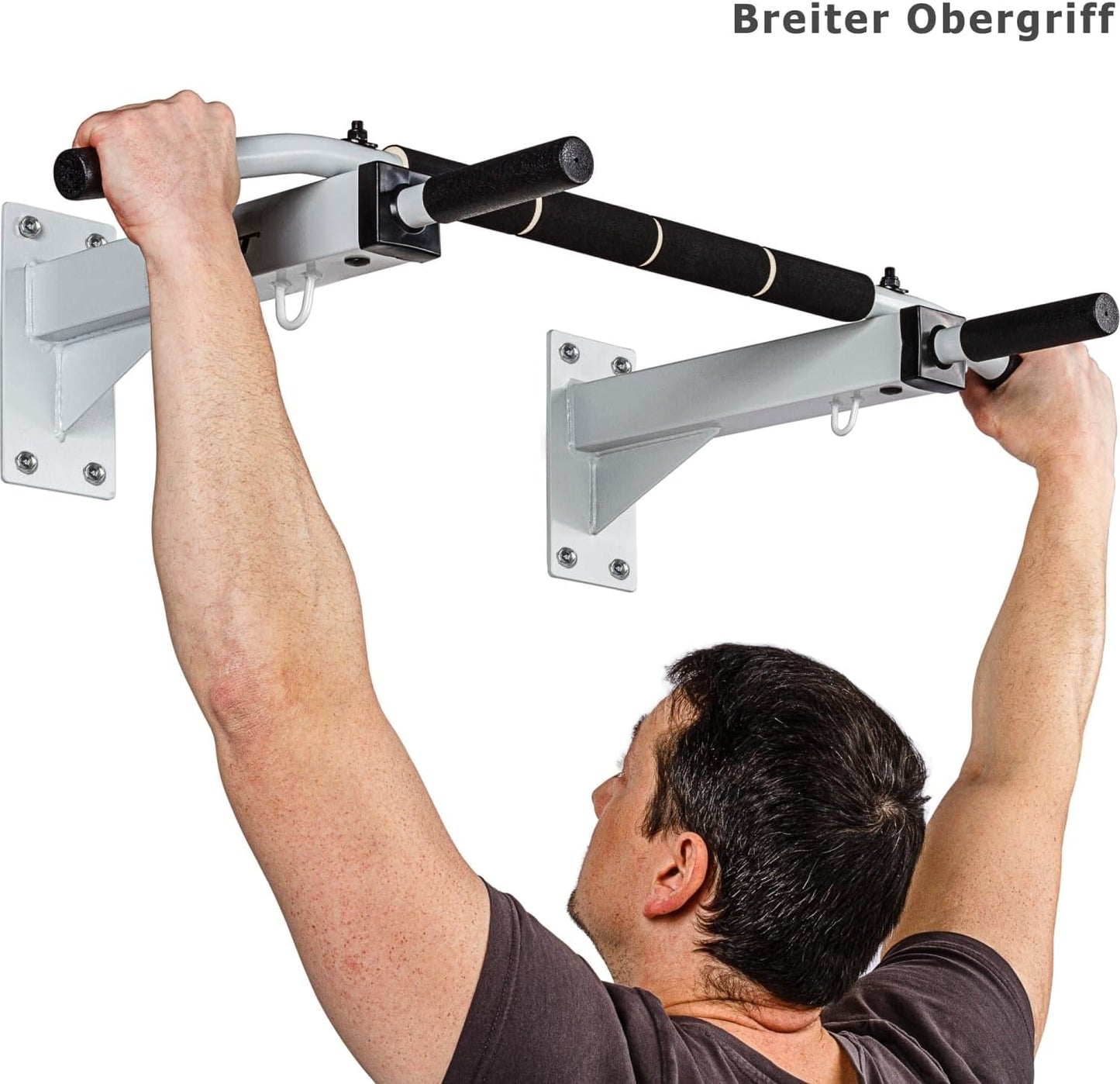 Pull-Up Bar Wall-Mounted - Black/White