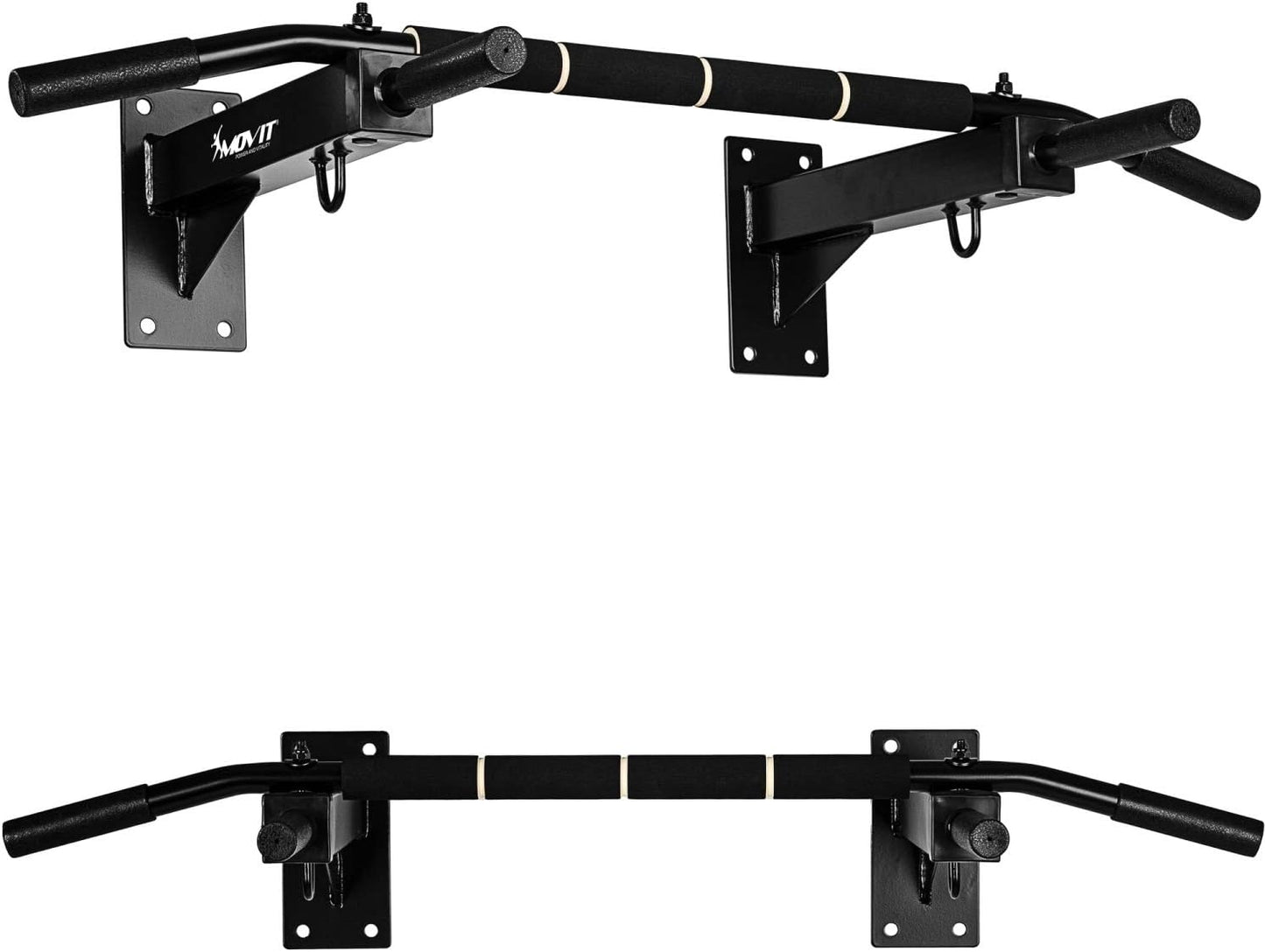 Pull-Up Bar Wall-Mounted - Black/White