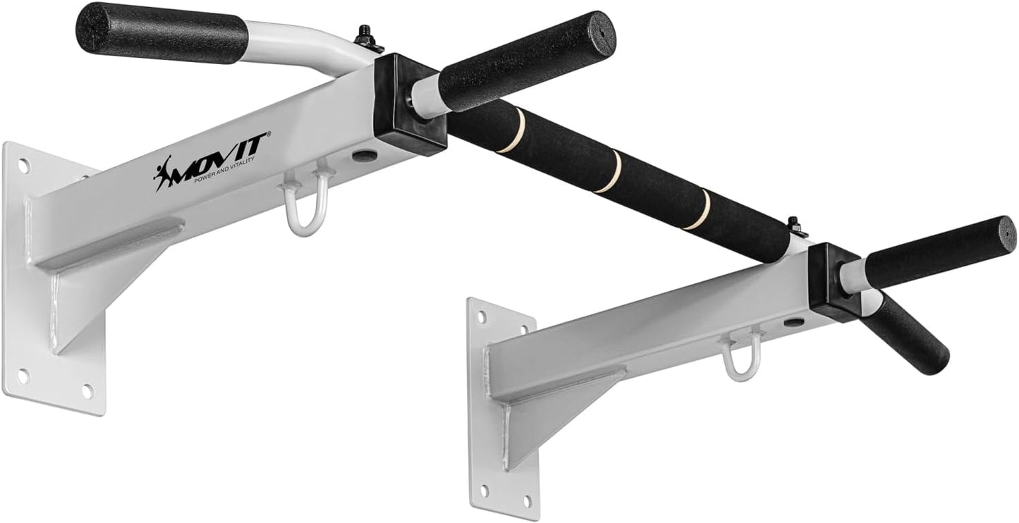 Pull-Up Bar Wall-Mounted - Black/White