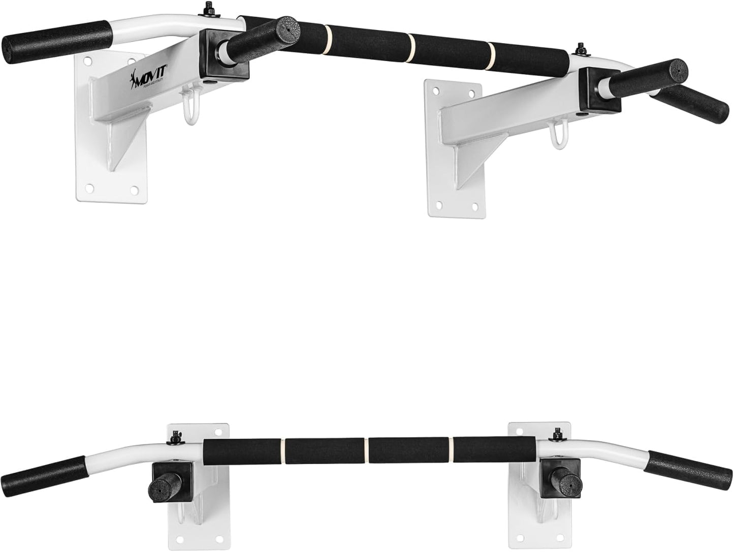Pull-Up Bar Wall-Mounted - Black/White
