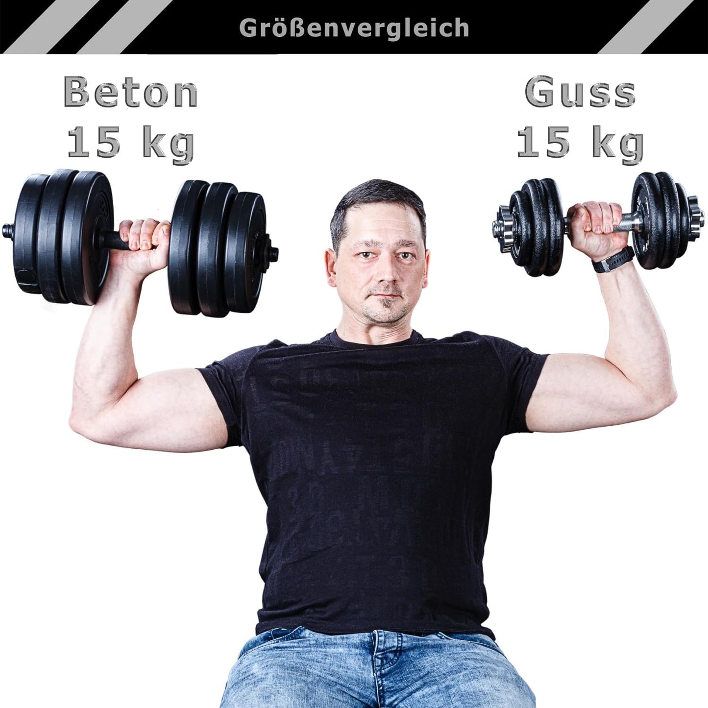 Dumbbell Set 10 - 25 kg