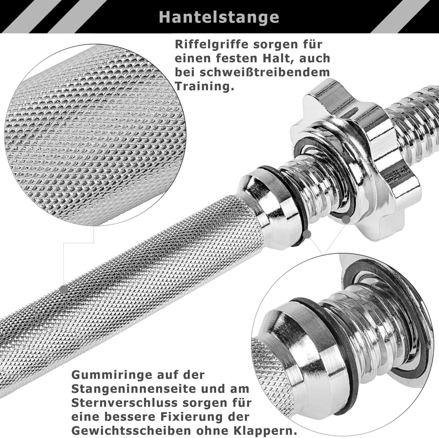 Dumbbell Set 10 - 25 kg