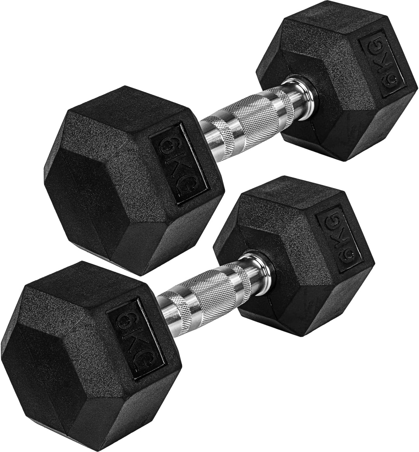 Hexagonal Dumbbell Set 4 - 25 kg