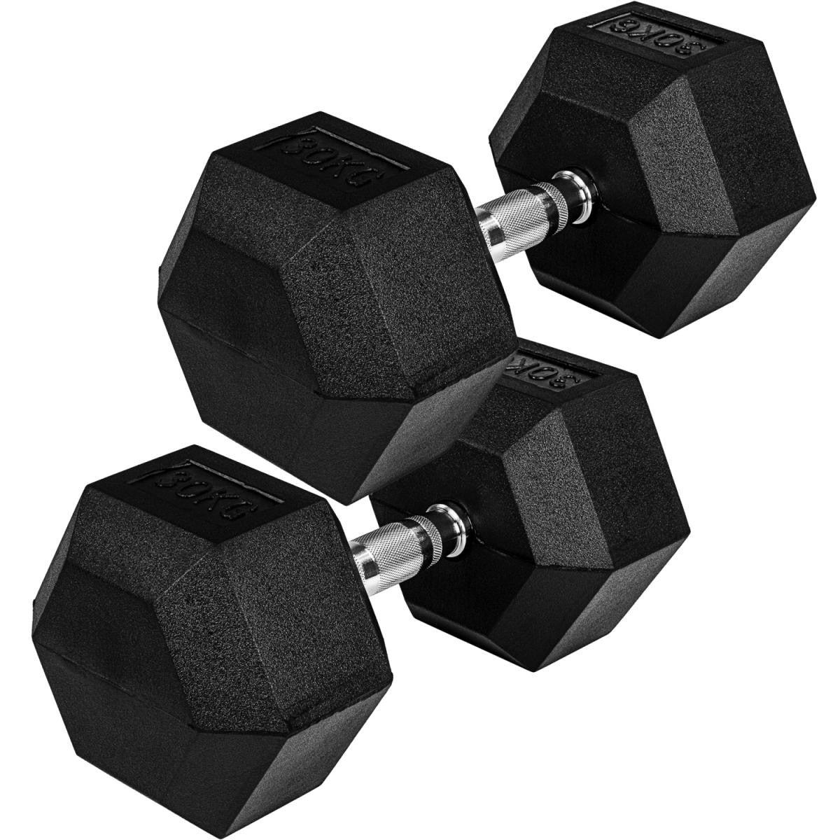 Hexagonal Dumbbell Set 4 - 25 kg