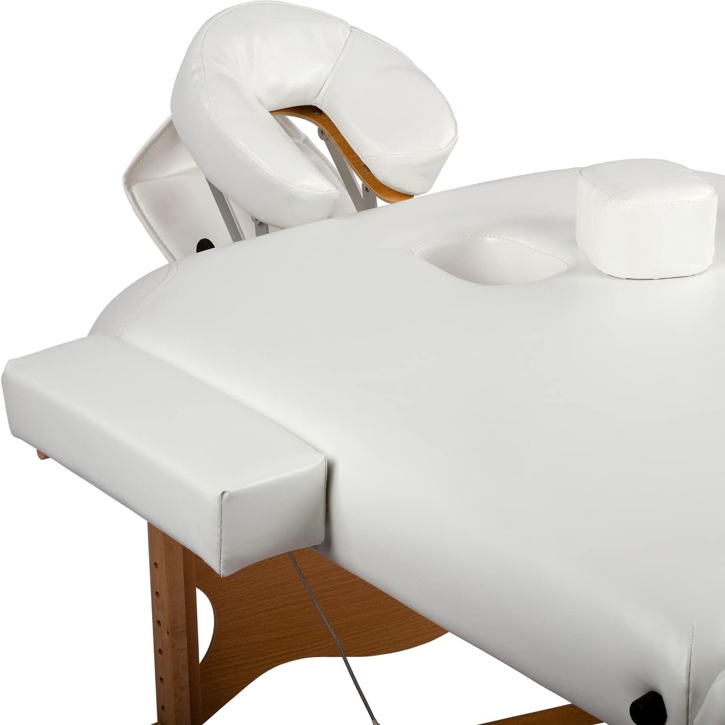 Massage Table Black/White