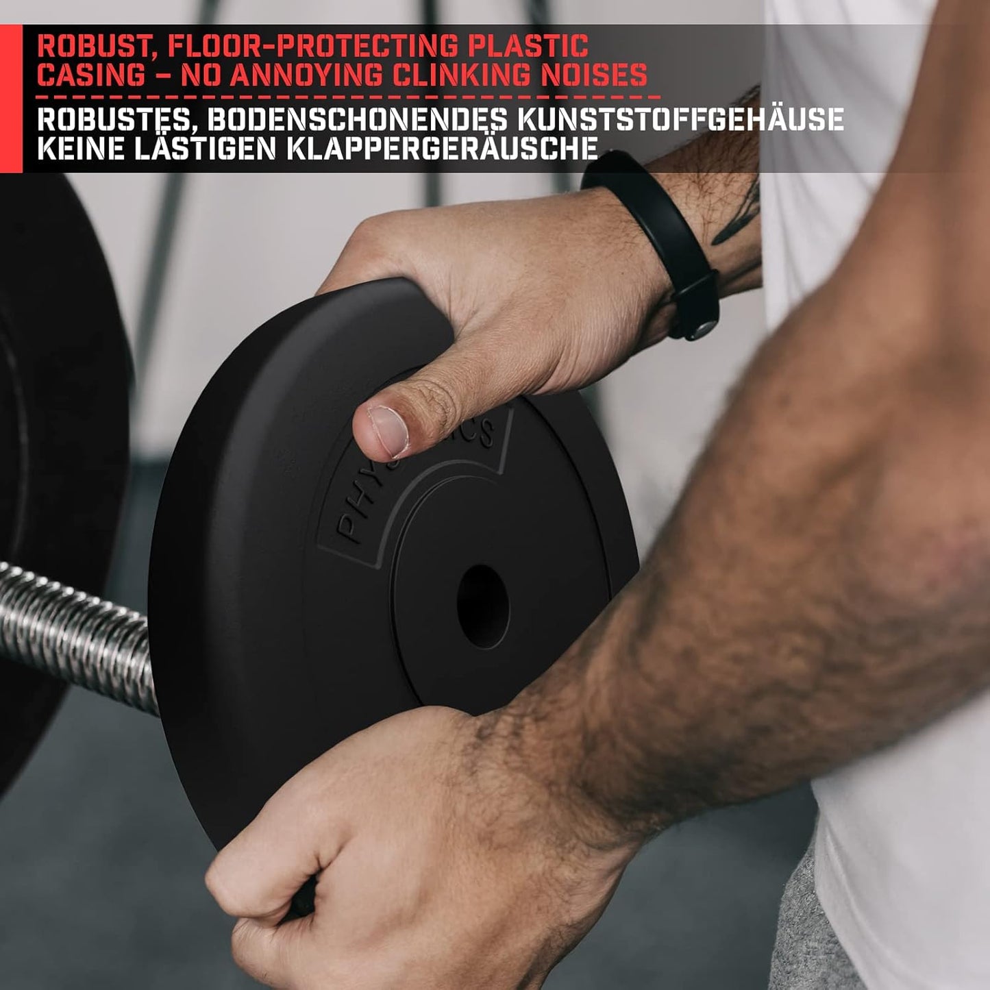 Weight Plate Set, Plastic Coated, 5–20 kg