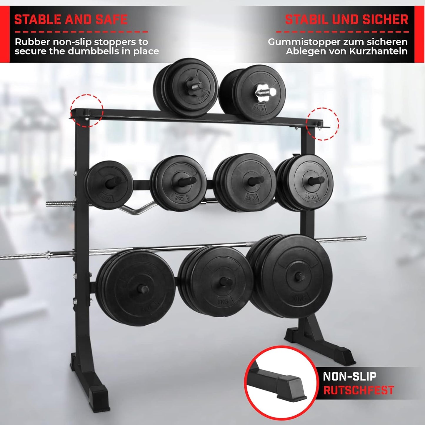 Weight Plate Storage - Black