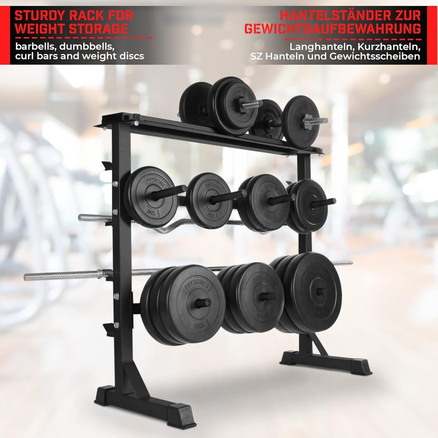 Weight Plate Storage - Black