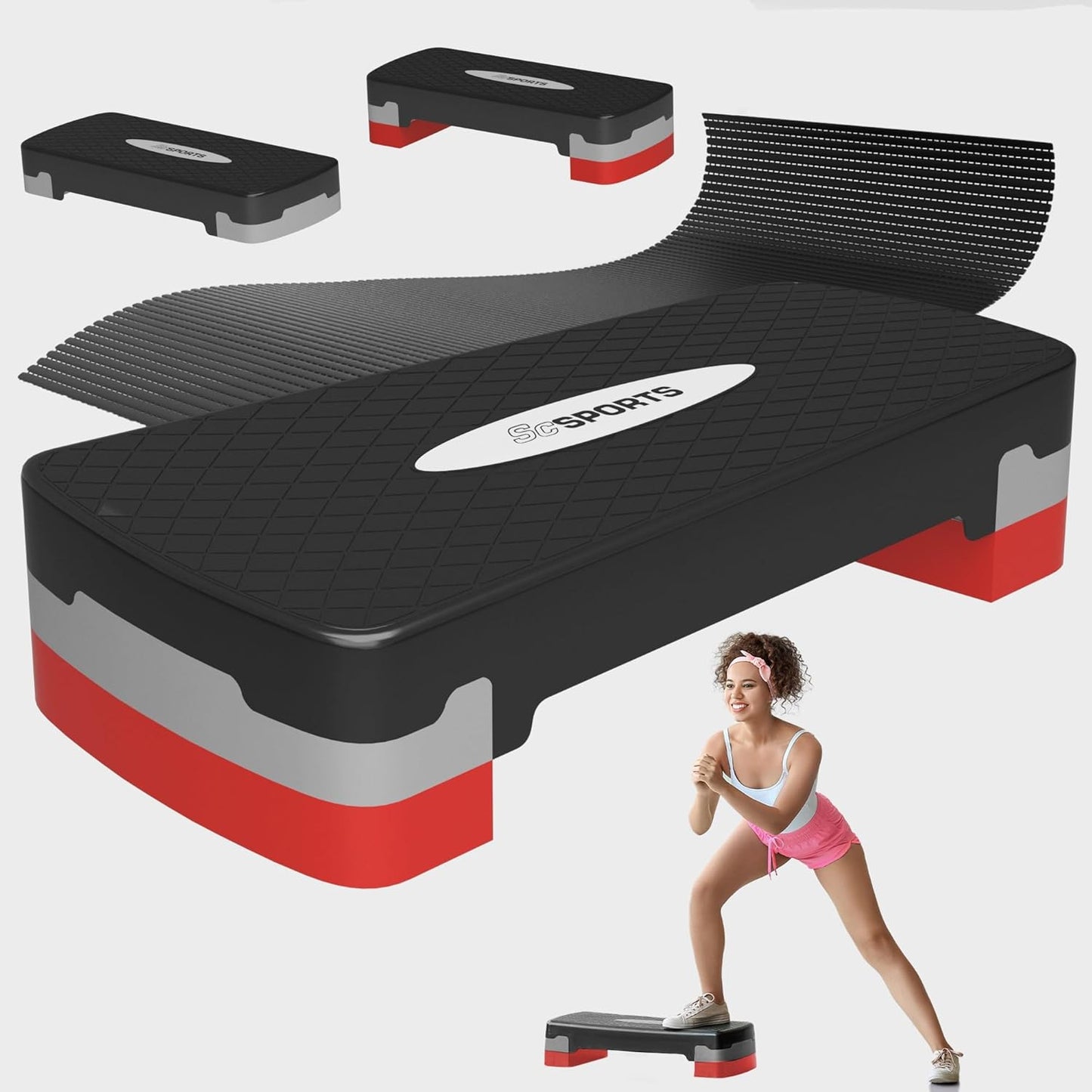Aerobic Stepper, Height Adjustable