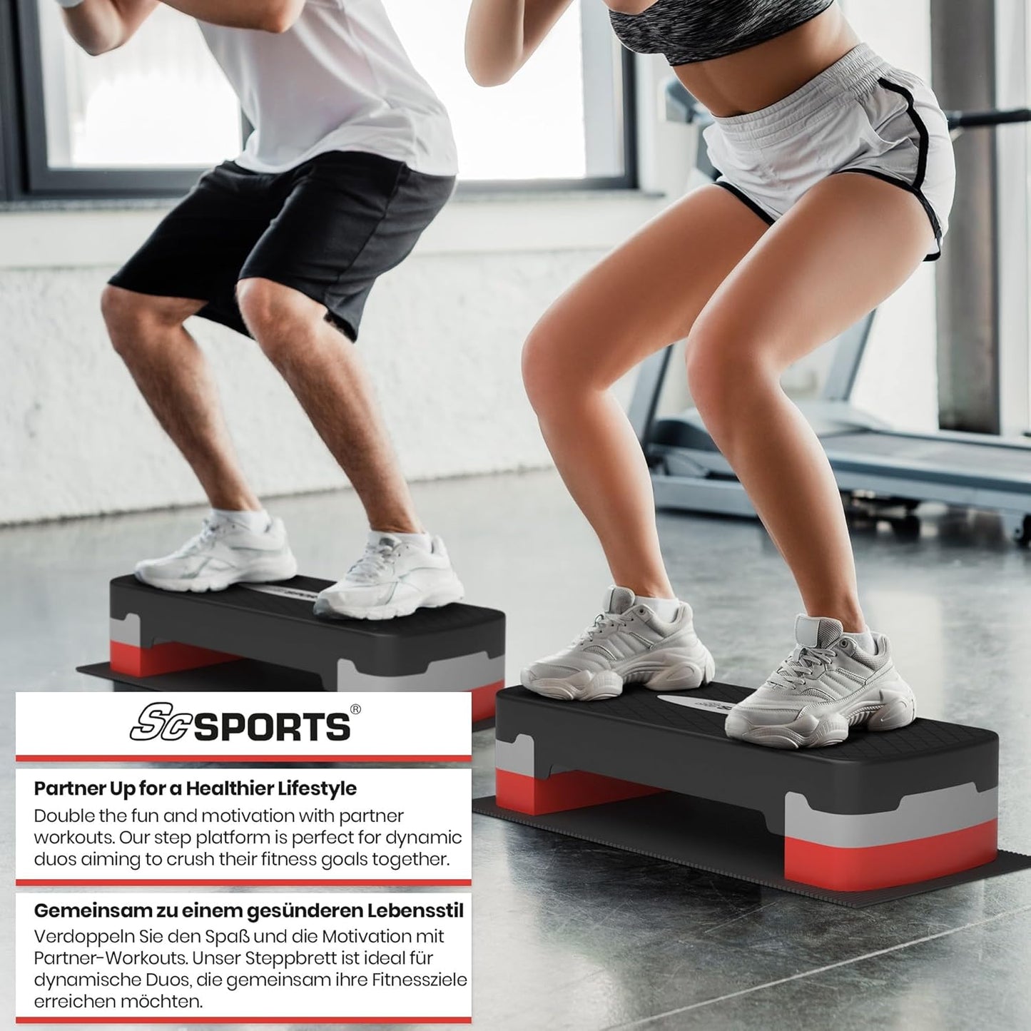 Aerobic Stepper, Height Adjustable