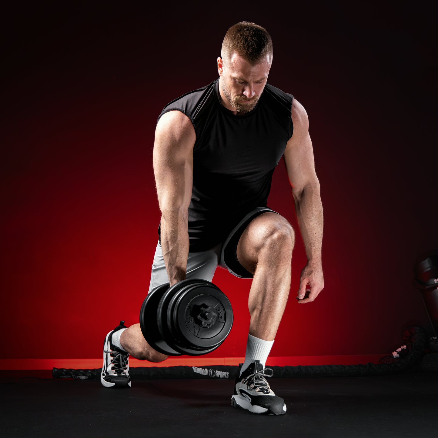Plastic Dumbbell Set 20 kg, 25 mm
