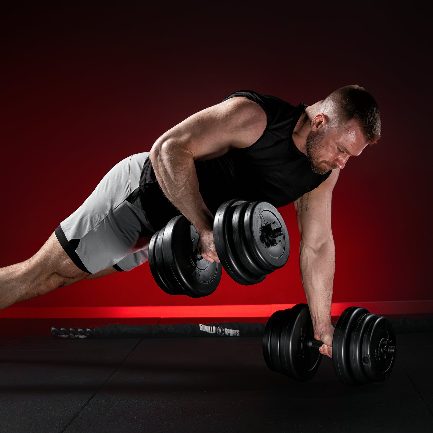 Plastic Dumbbell Set 20 kg, 25 mm